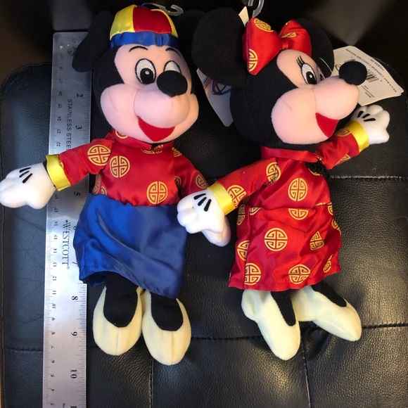 Mickey Minnie mouse chinese new year plush set - Picture 4 of 4